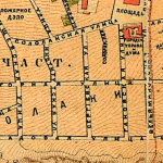 Фрагмент карты 1887 года