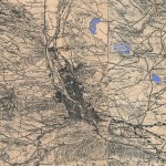 1911 Тбилиси и пригороды. Фрагмент карты Кавказа