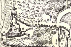 Крепостная церковь (17) на карте Вахушти Багратиони