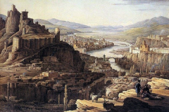 Вид Тифлиса с Юга . 1830е Н.Чернецов