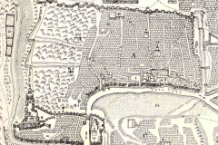 Стены Тифлиса на карте Вахушти Багратиони