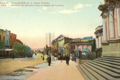 Вид от Зала Славы на Головинский проспект, из центра