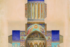 Сионский собор, роспись.Рисунок Григория Гагарина