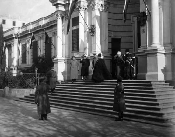 Посещение Зала Славы Николаем II