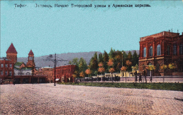 Дворец наместника вид в сторону Дворцовой улицы